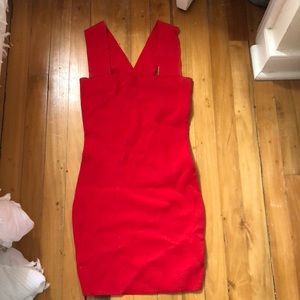 LF Red Bodycon Dress